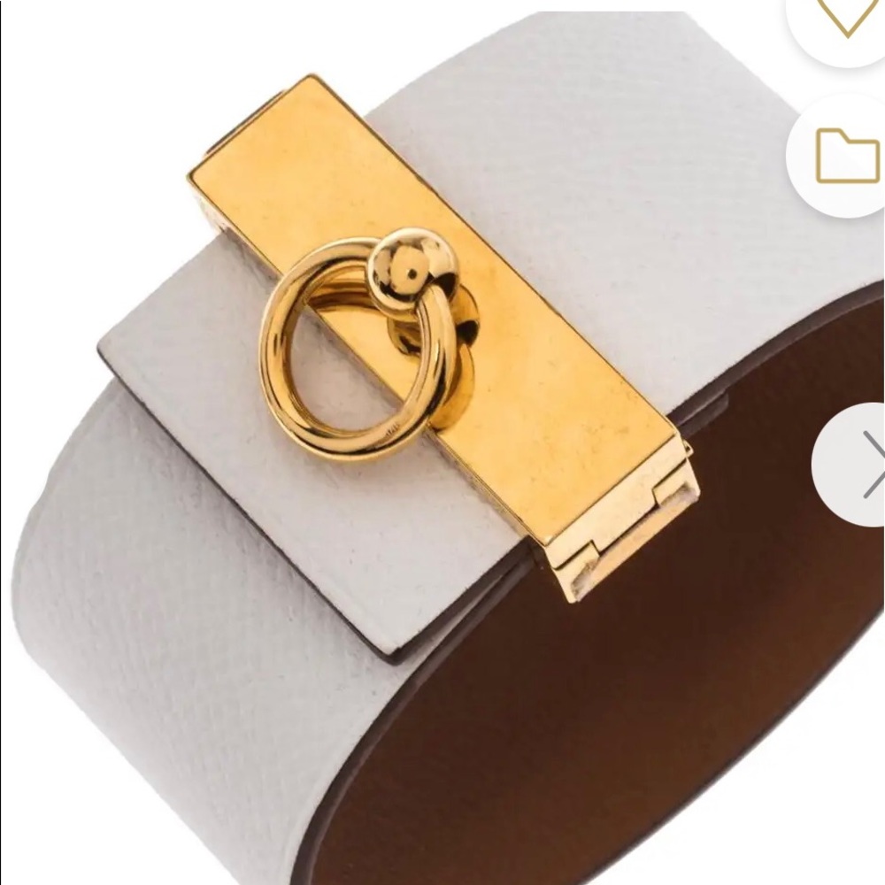 Hermès Illusion reversible leather cuff